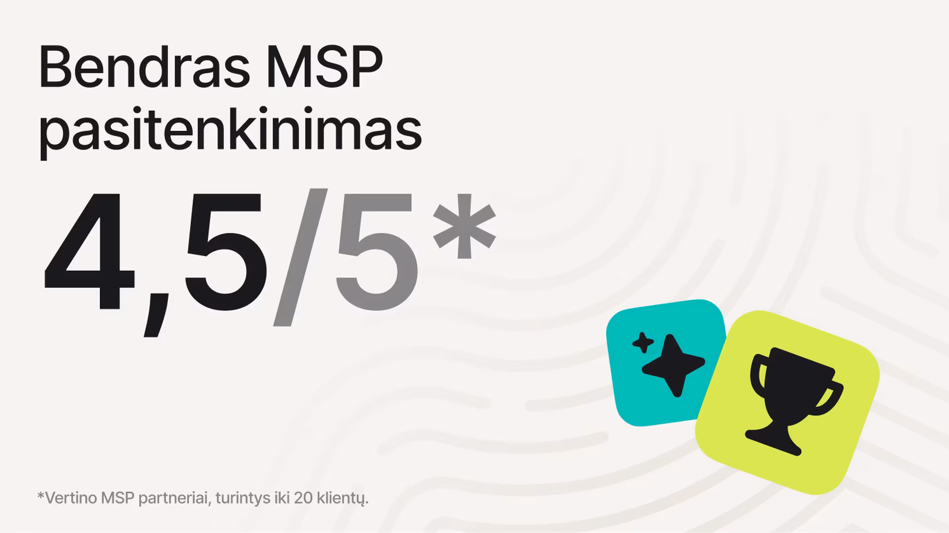 MSP survey results