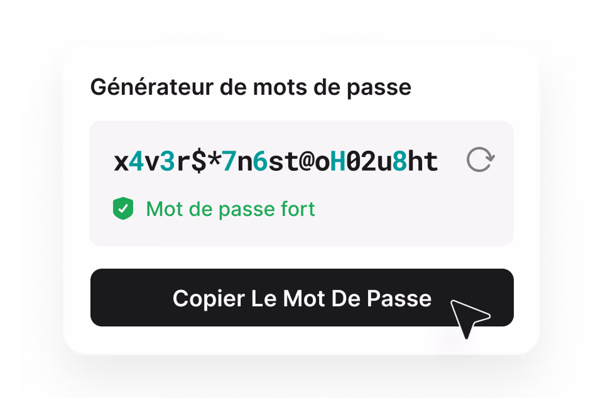 password generator tool visual