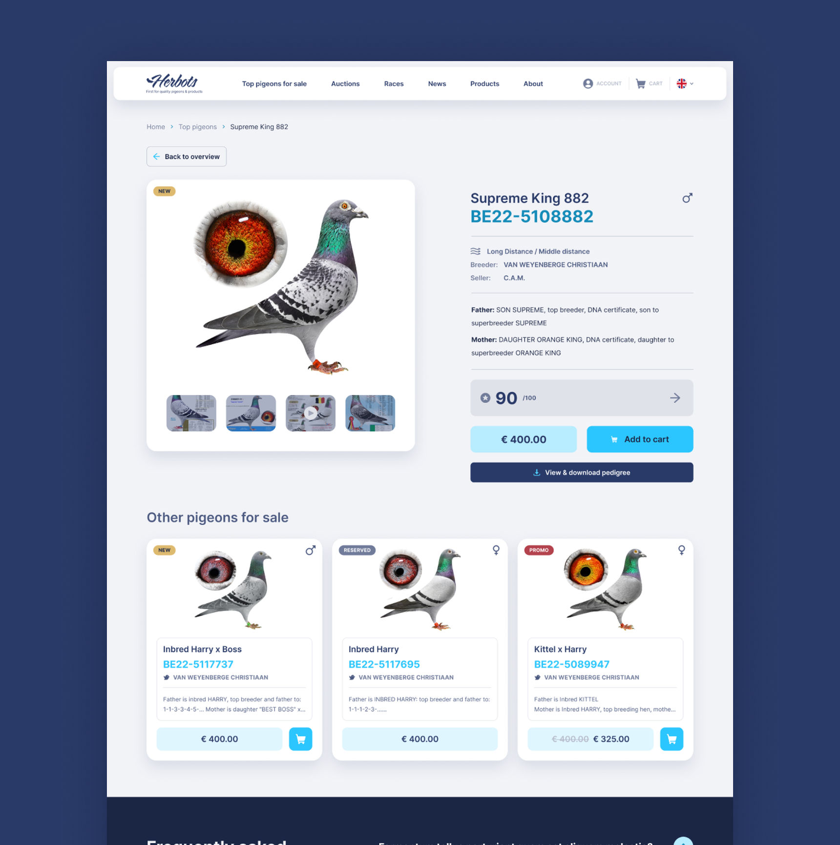 Website visual - herbots
