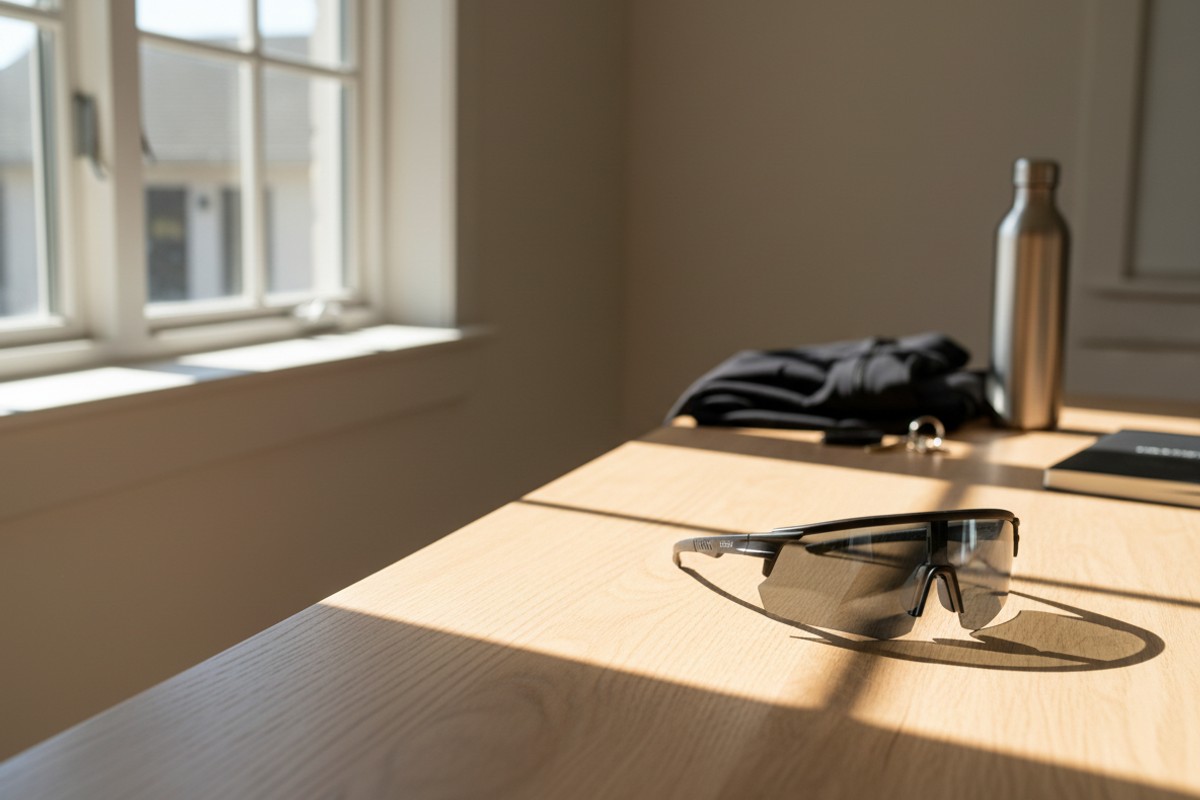 Ochelari de soare NERV Bold Black cu lentile fotocromatice heliomate, o lentila in lumina si una in umbra
