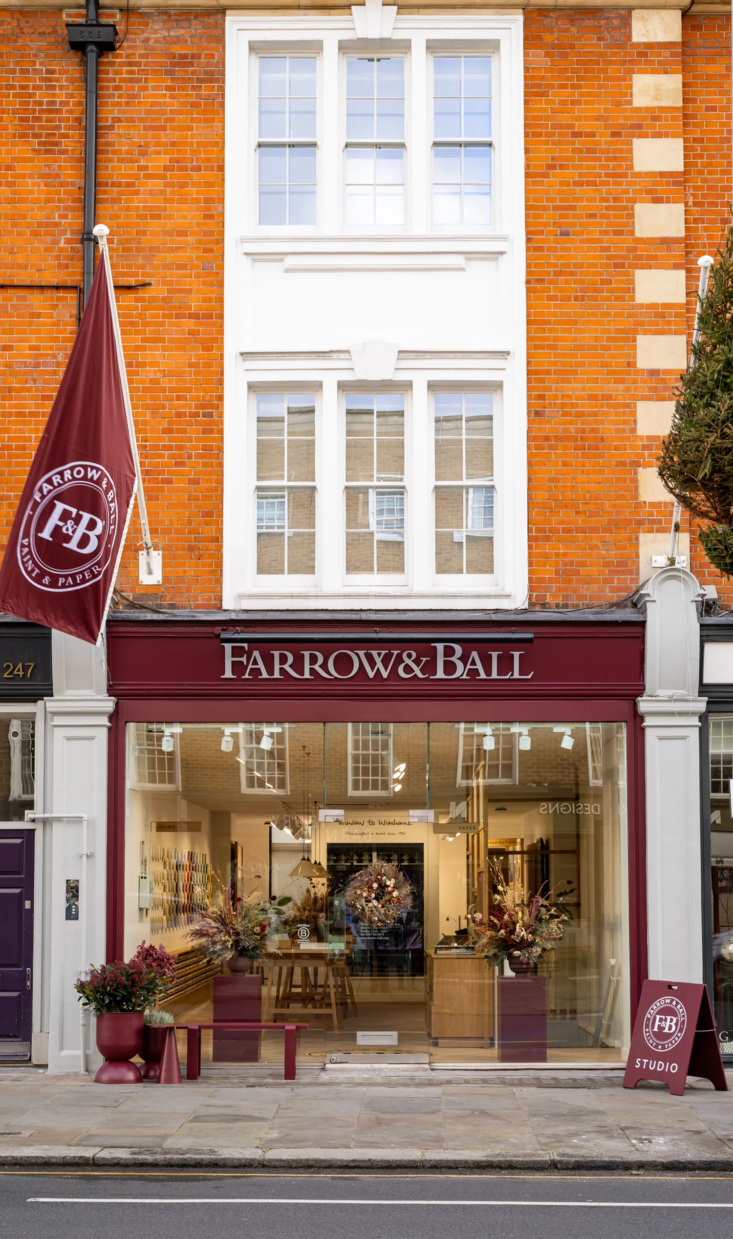 Farrow & Ball Chelsea Studio in London