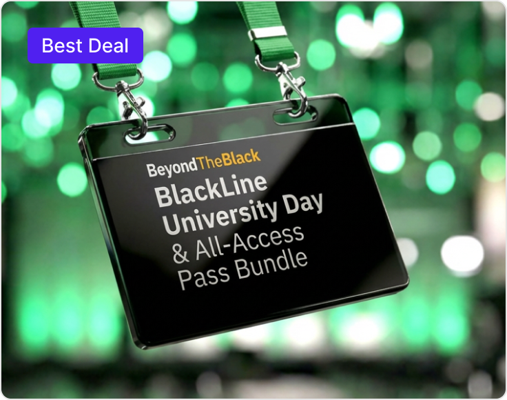 BlackLine University Day & All-Access Pass Bundle
