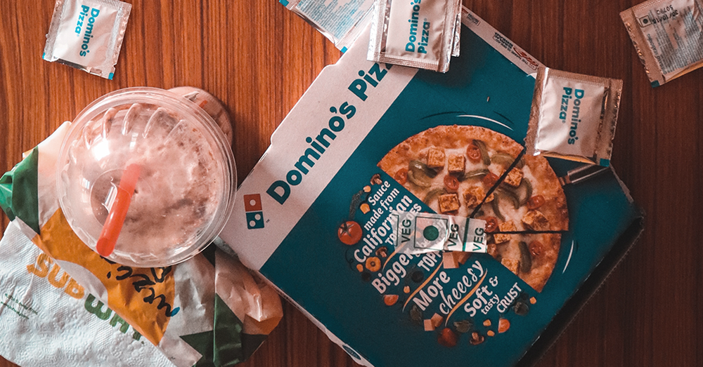 Domino's Pizza Rally on Uber Eats Pact