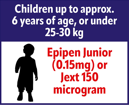 Adrenaline Auto Injector for children under 6 years