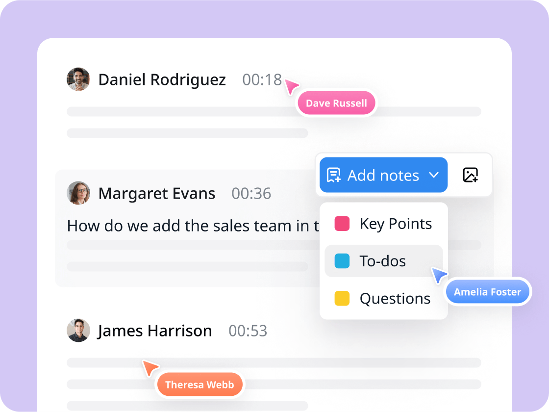 co-edit and insert pictures for your whole team
