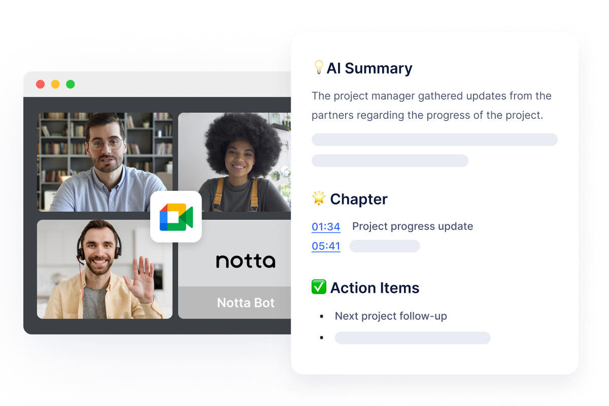 google meet recorder illustration