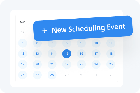 Schedule meetings