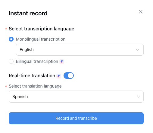 Notta real-time translation
