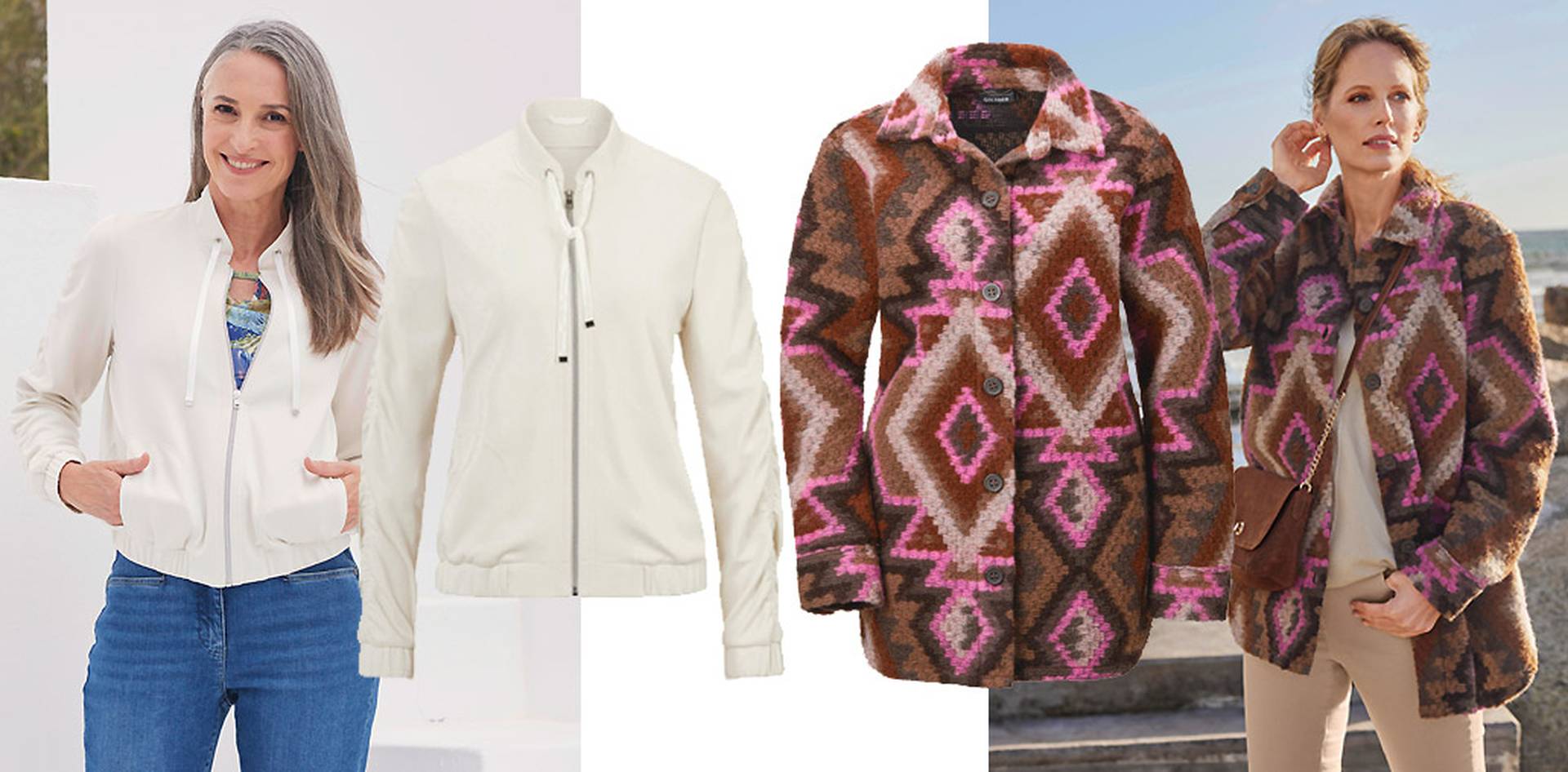 Jacke nach Figurtyp - Jacken für androgyne Frauen. Ideal für Figurtyp H
