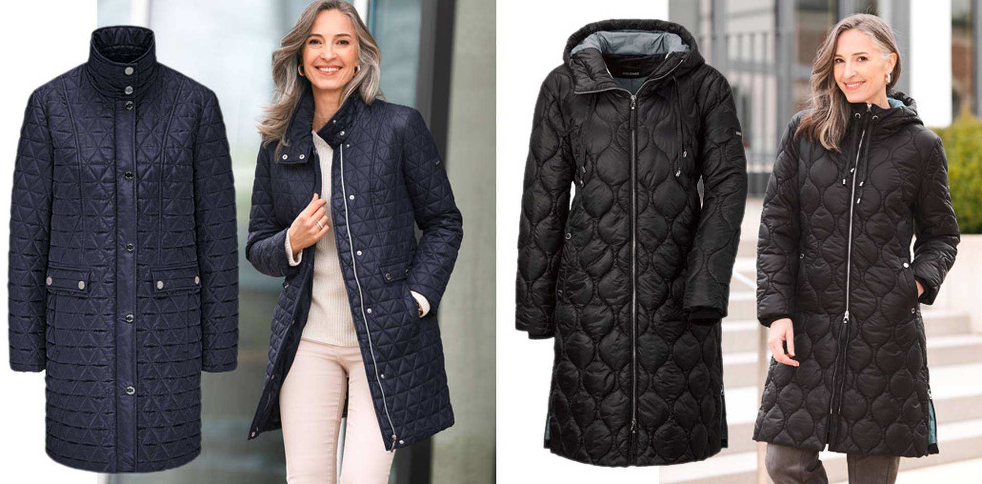 Jacke nach Figurtyp - Jacken für Frauen mit Bauch. Ideal für Figurtyp O