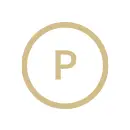 Un cercle avec un P