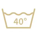 Cuve de lavage avec le chiffre 30 ; 40 ; 60 ou 90
