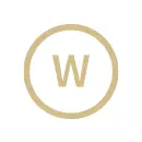 Un cercle avec un W