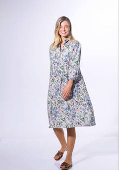 Robe-chemisier à col chemise video thumbnail