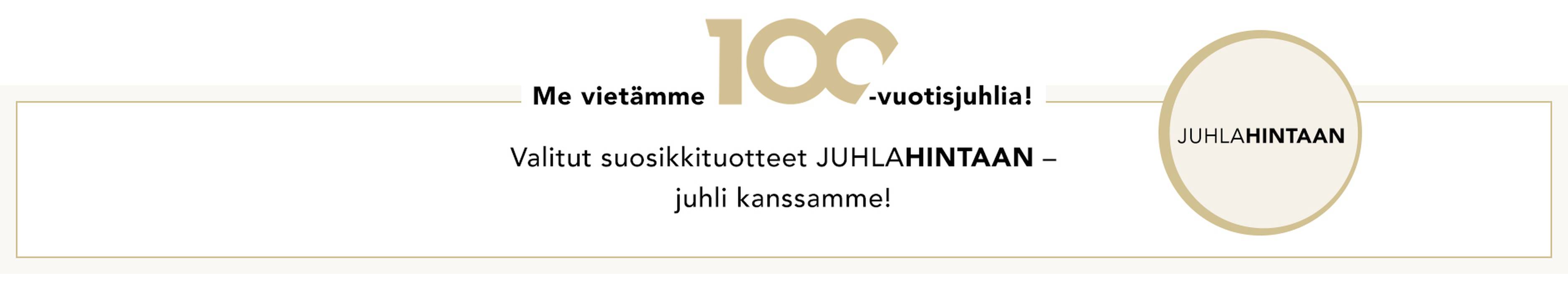 GOLDNER-juhlakampanja: 100 vuotta muotia valikoitujen suosikkituotteiden juhlahintaan