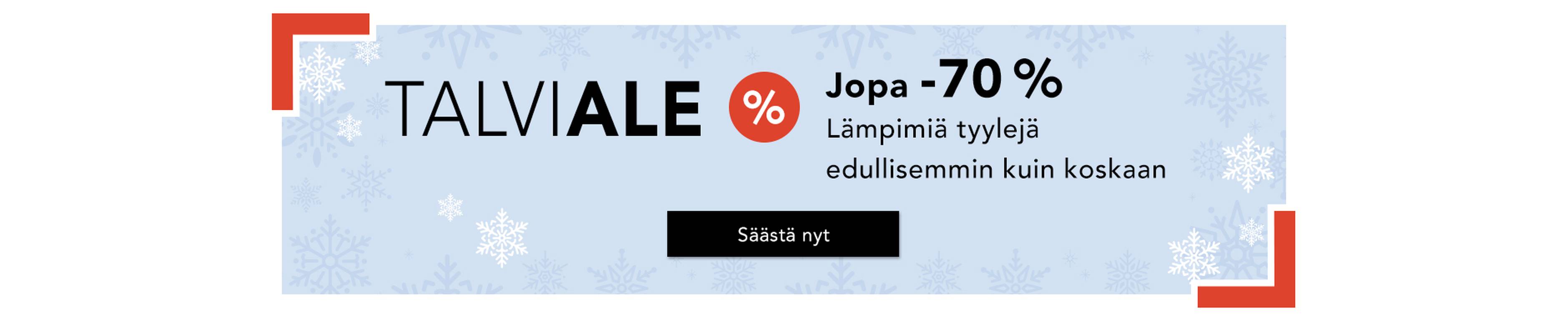 Talvialennusmyynti GOLDNERilla – jopa 70 % alennus lämpimistä naisten vaatteista