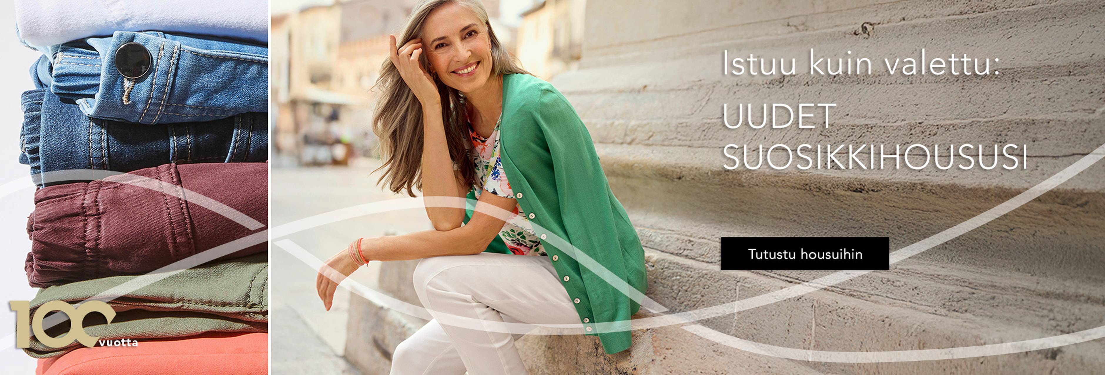 Mukavat suosikkihousut naisille yli 50-vuotiaille – moderni istuvuus ja erinomainen käyttömukavuus