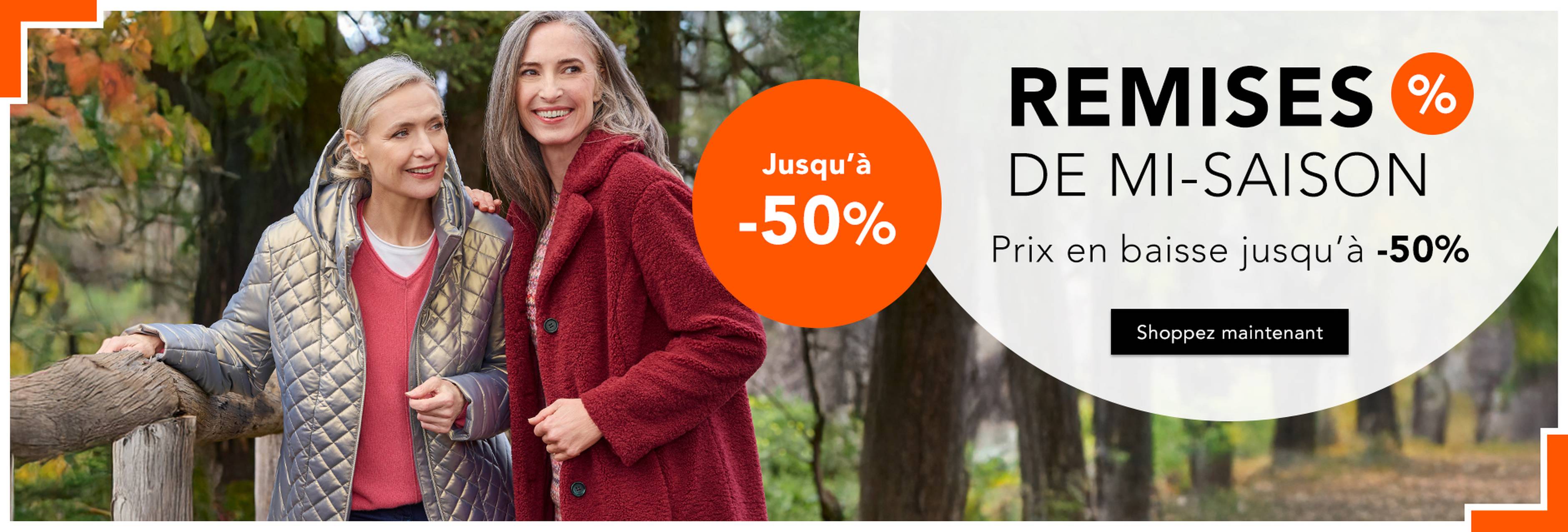 Soldes de mi-saison chez atelier GOLDNER - mode féminine actuelle jusqu'à 50 % de réduction