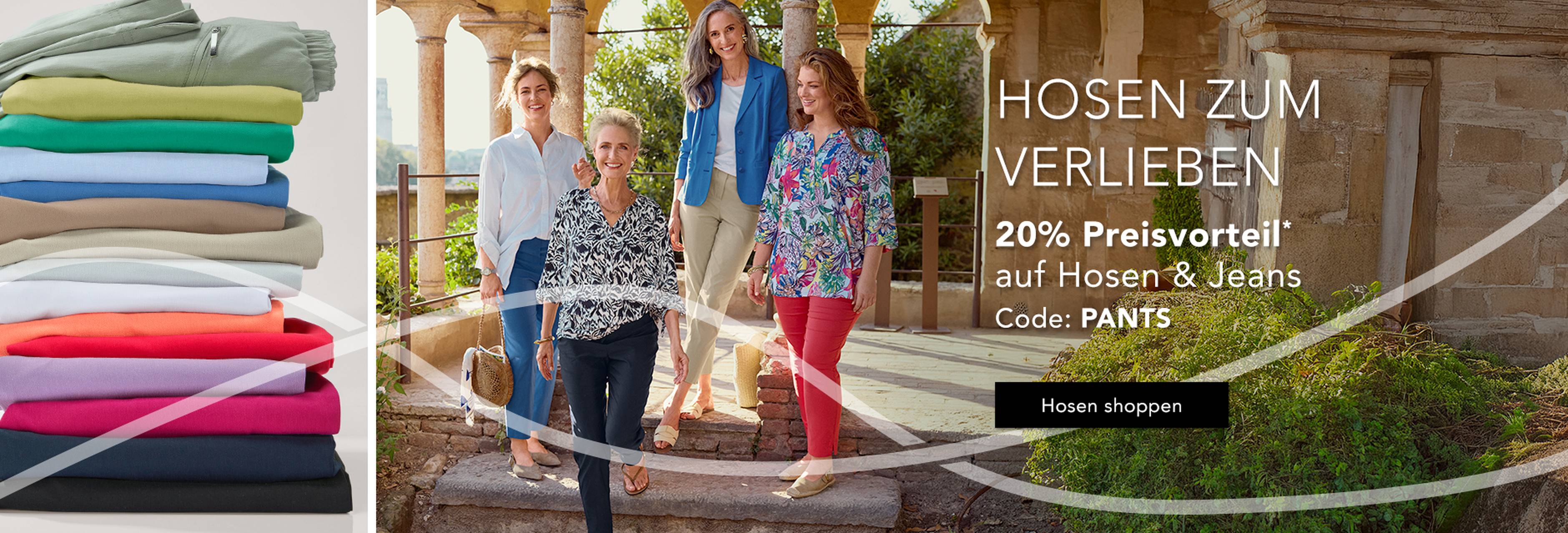 Sommerhosen für Frauen ab 50 in großer Farbauswahl und perfekter Passform