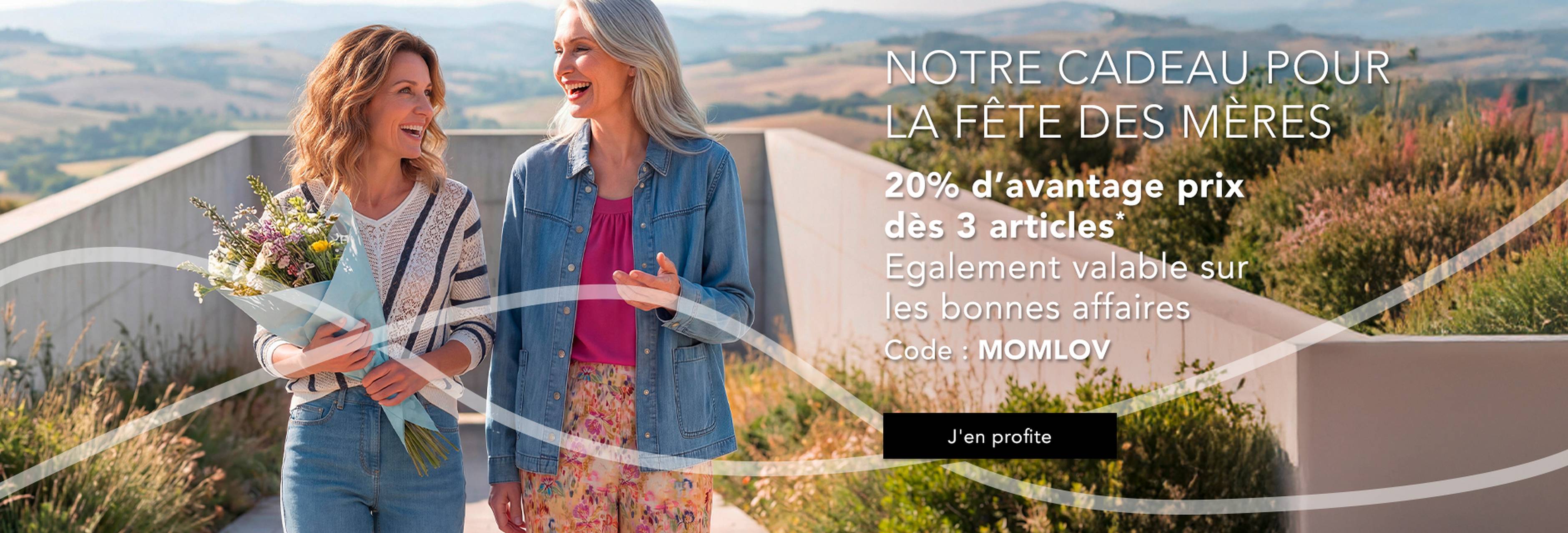Soldes de mi-saison GOLDNER : jusqu'à 40 % de réduction sur la mode féminine et les vêtements d'été