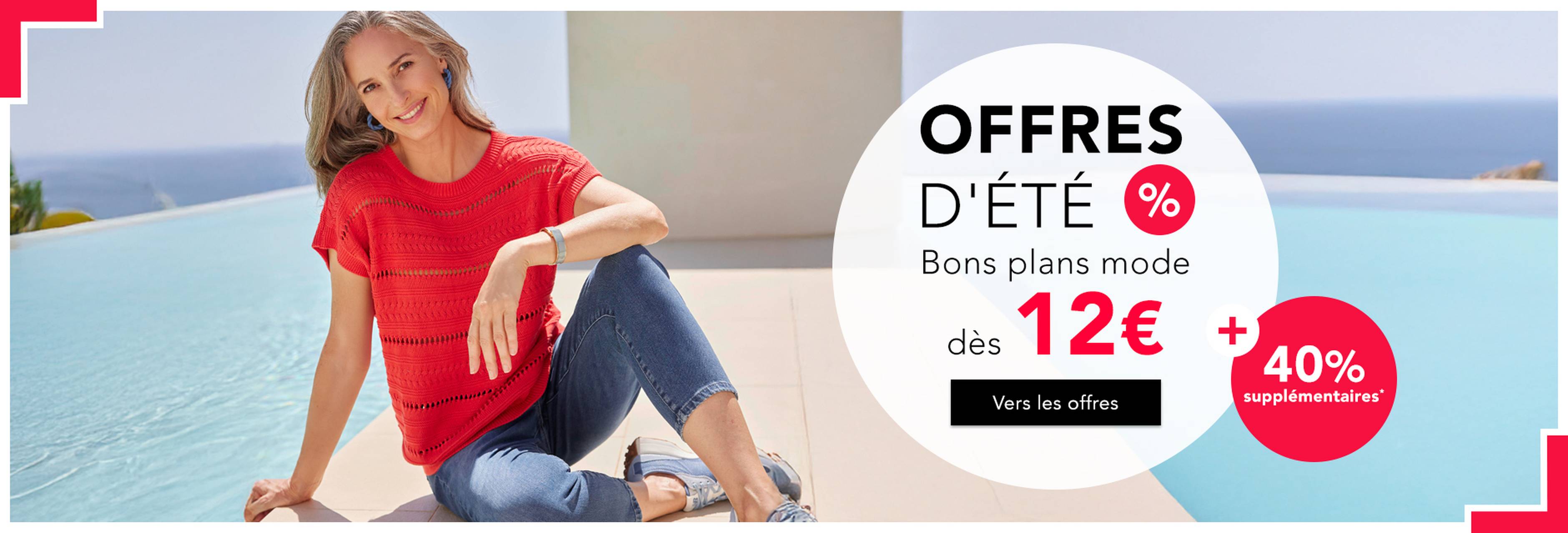 Summer Deals chez atelier GOLDNER - Découvrez la mode féminine à partir de 12 €.