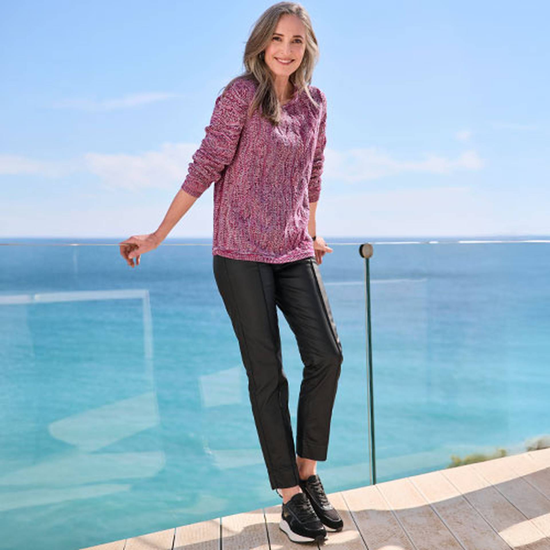 Hosentrend Lederoptik und Samt