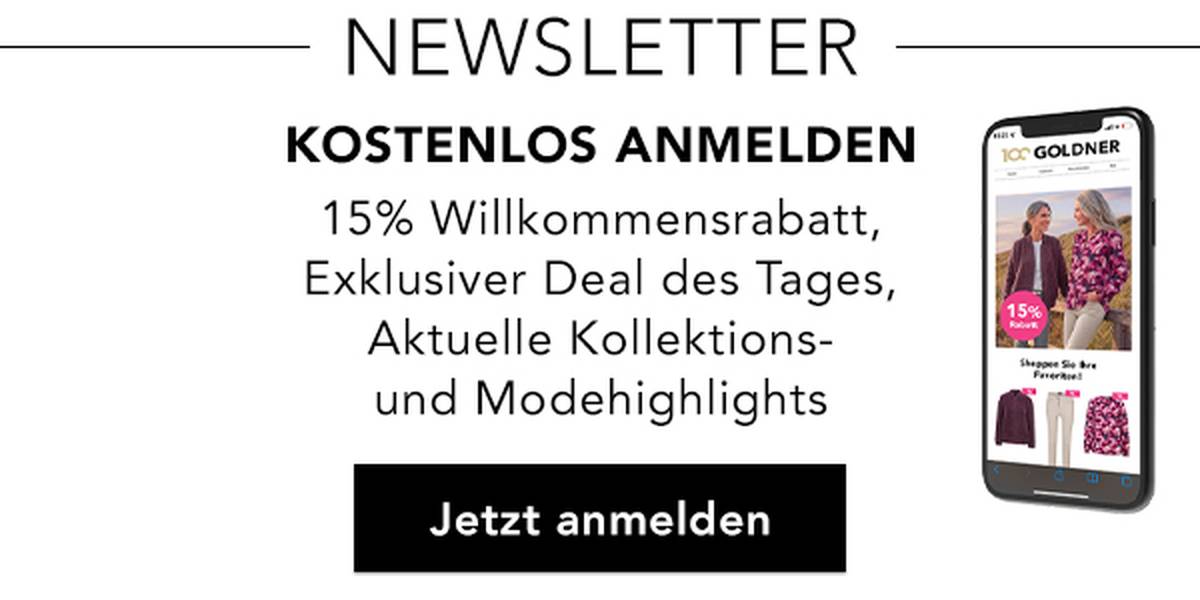 Jetzt 15% Willkommensrabatt bei der Anmeldung im Newsletter sichern