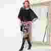 Italienische Mode elegantes Outfit mit raffiniertem Muster