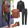 Italienische Mode Outfit mit stilvollem Hosenanzug