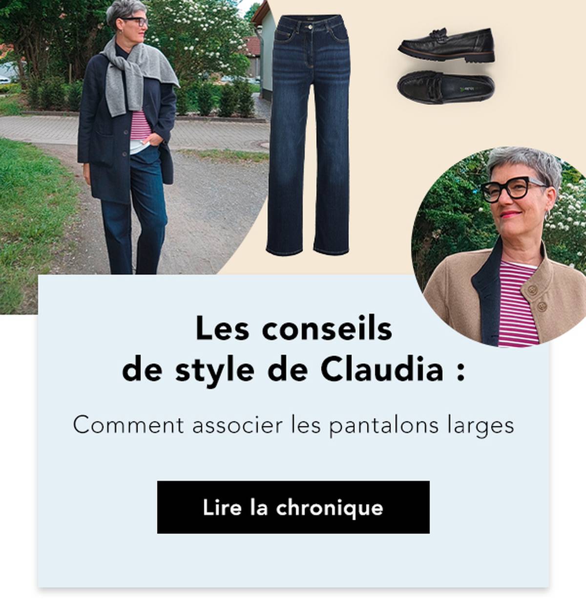 Bannière GOLDNER festive comportant un texte et l'image circulaire d'une femme souriante portant des lunettes de soleil et une veste en cuir, annonçant un jeu-concours.