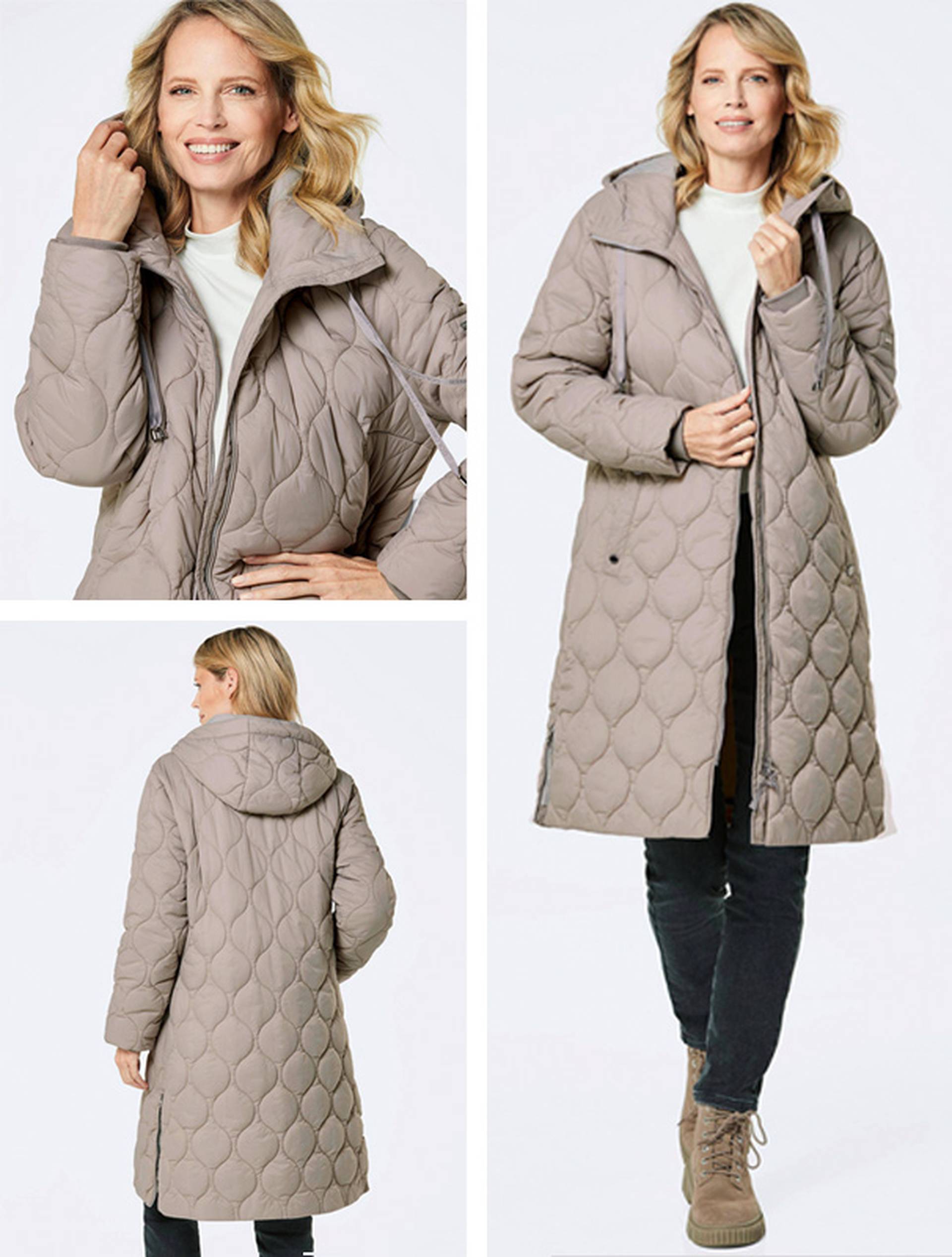 Steppmäntel in Jackenarten