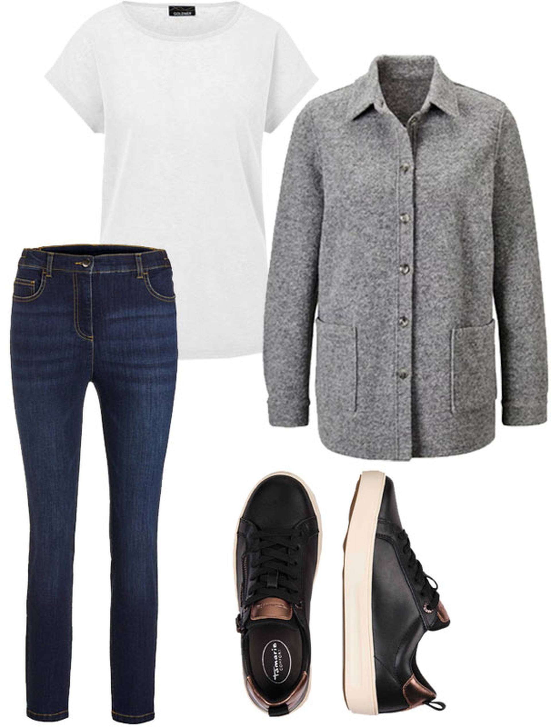 Overshirt / Hemdjacke im sportlichen Casial-Look