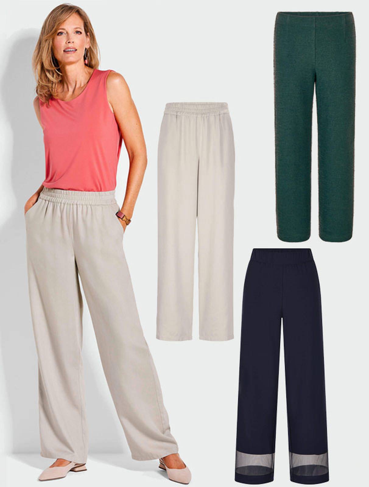 Tendance pantalon Culotte avec patch coloré