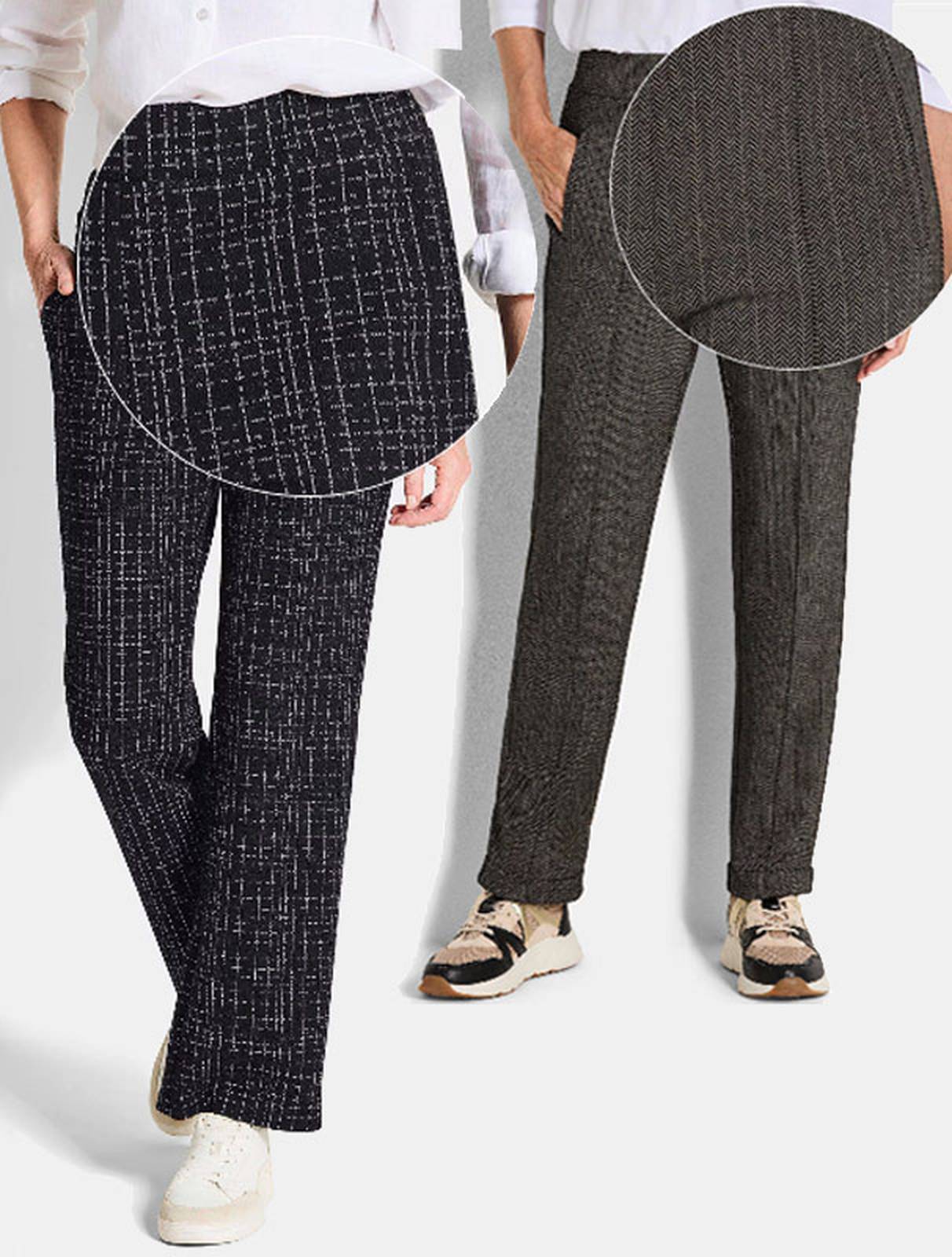 Tendance pantalon Culotte avec patch coloré
