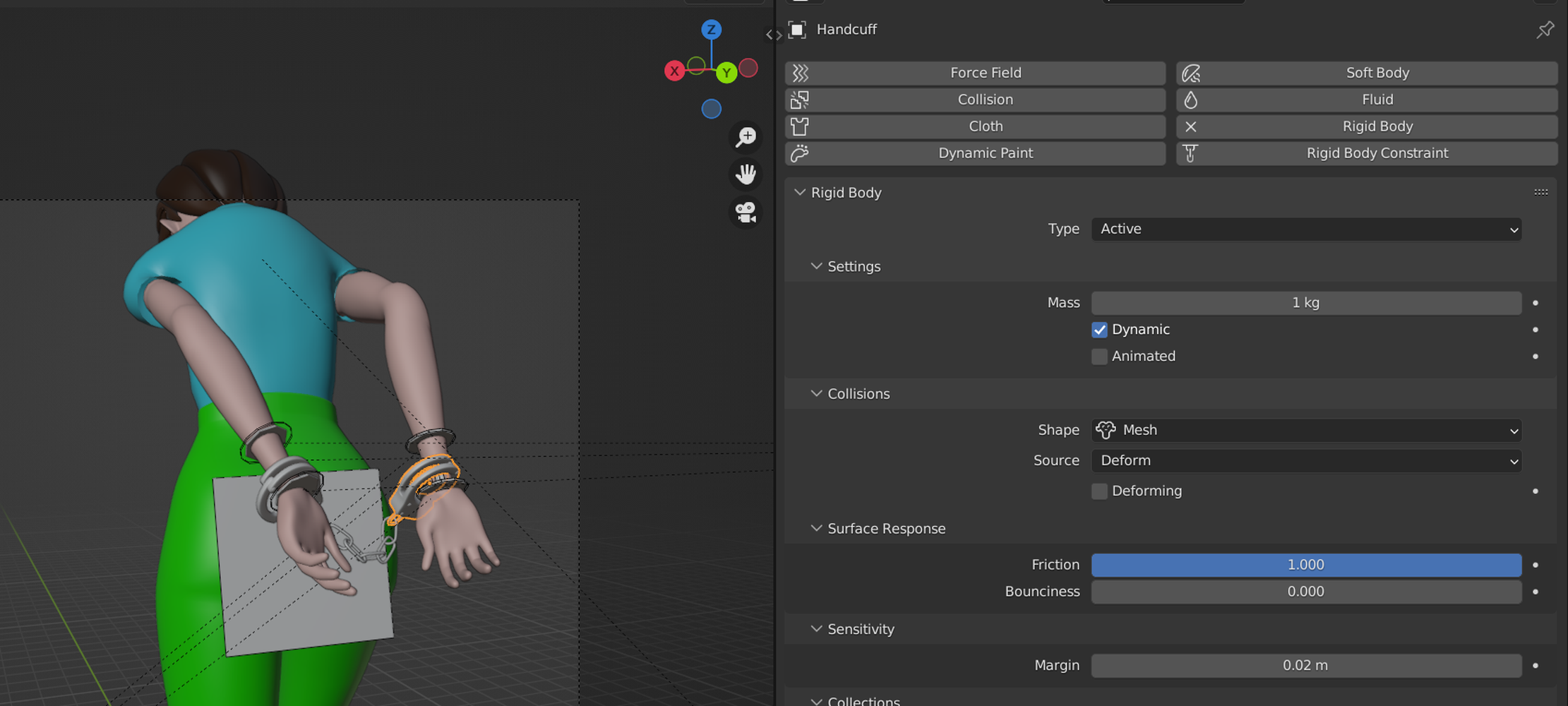 Settings delle manette