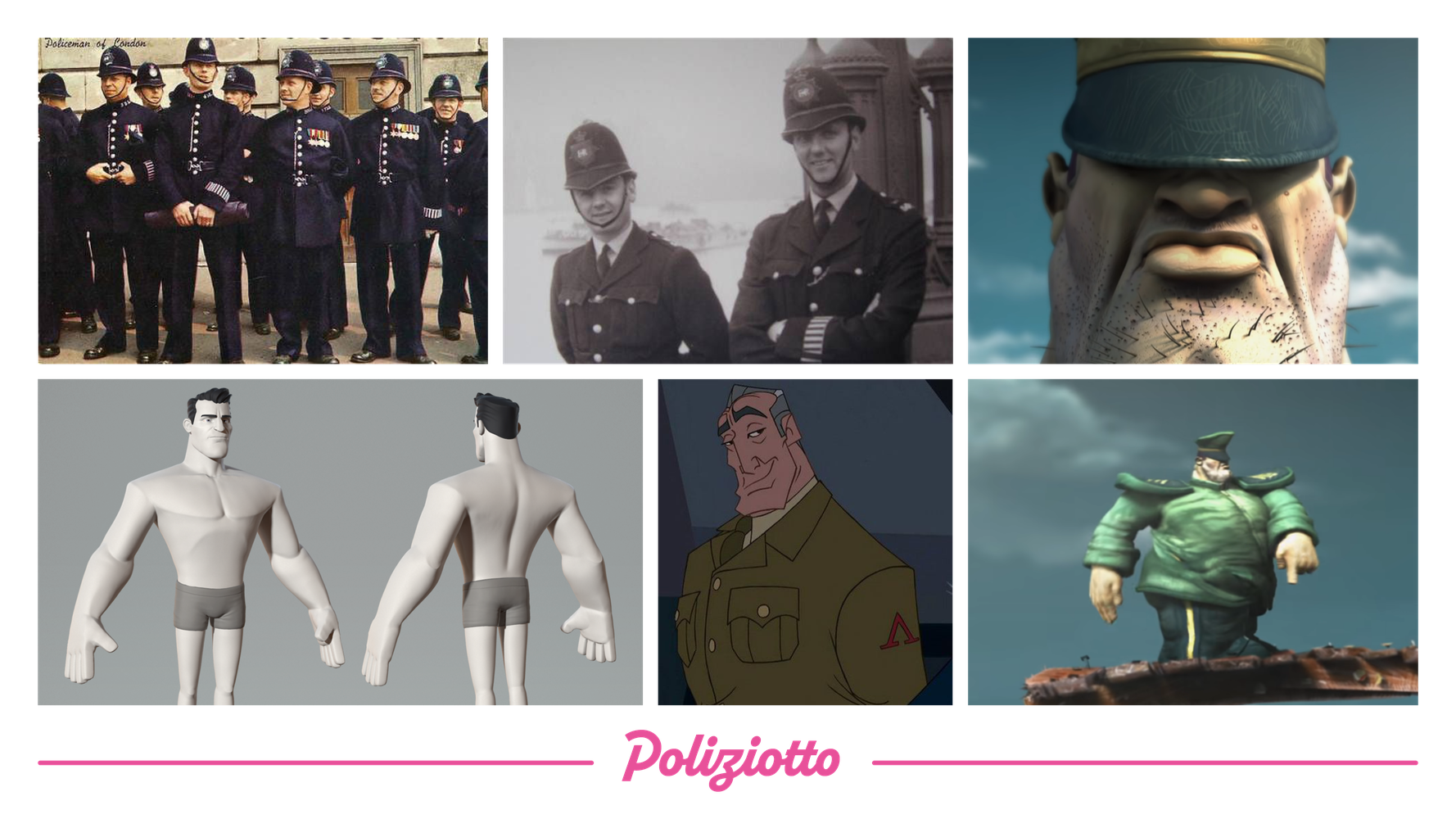 Moodboard Poliziotto