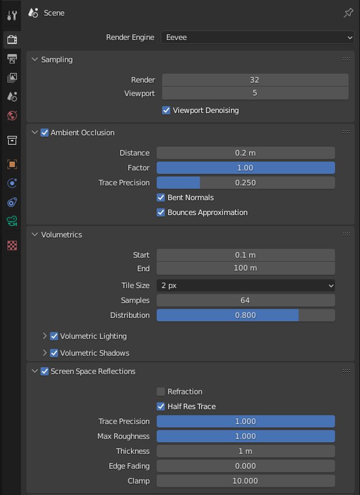 Impostazioni di render
