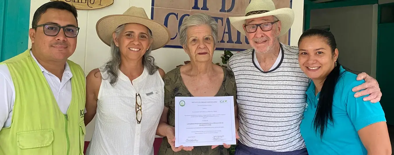 Se entregó el certificado de BPG al primer predio del bajo cauca antioqueño