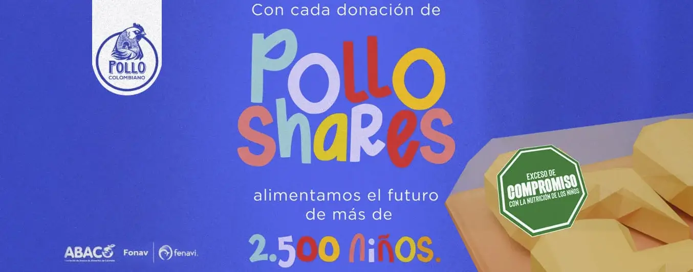 FENAVI donará pollo a más de 2,500 niños en Colombia