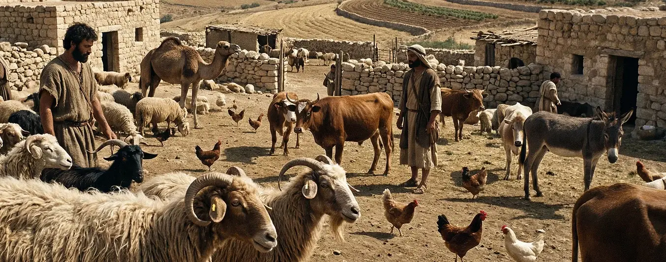 ¿Cómo era la ganadería en la época en que nació Jesus?