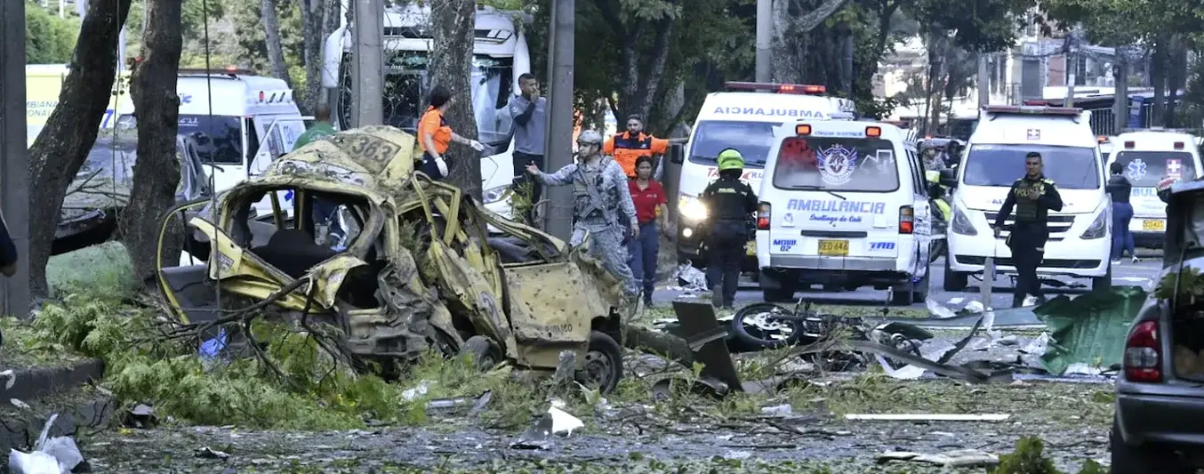 Atentado carro bomba en Cali