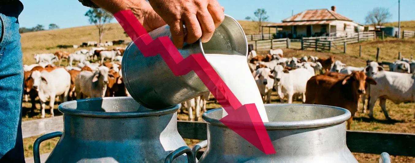 Crisis lechera en Sucre, ganadero denuncia caída de precios