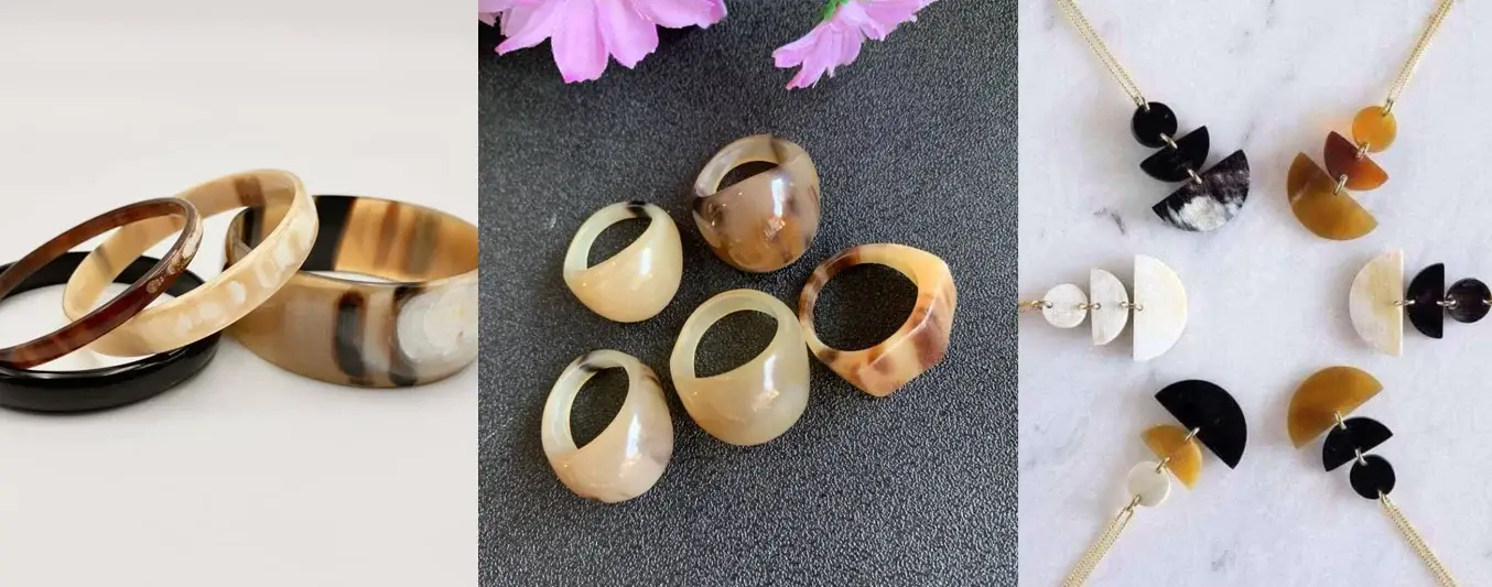 Joven empresario crea joyería y muebles a base de cuernos bovinos.