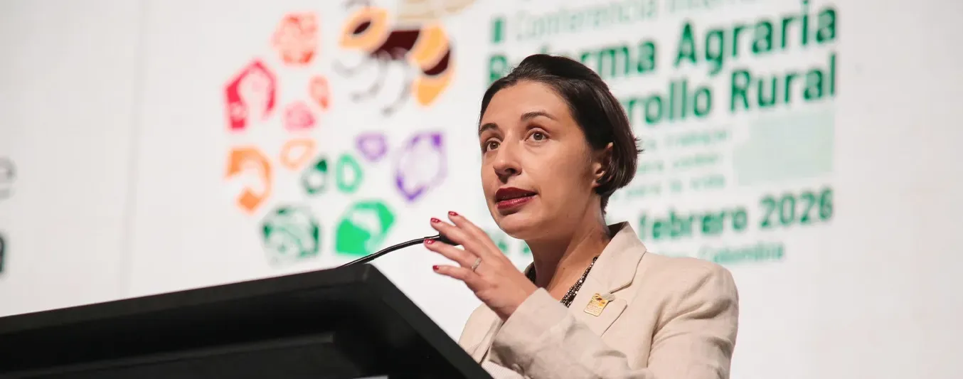 Ministra de Agricultura en medio de la ICARRD+20