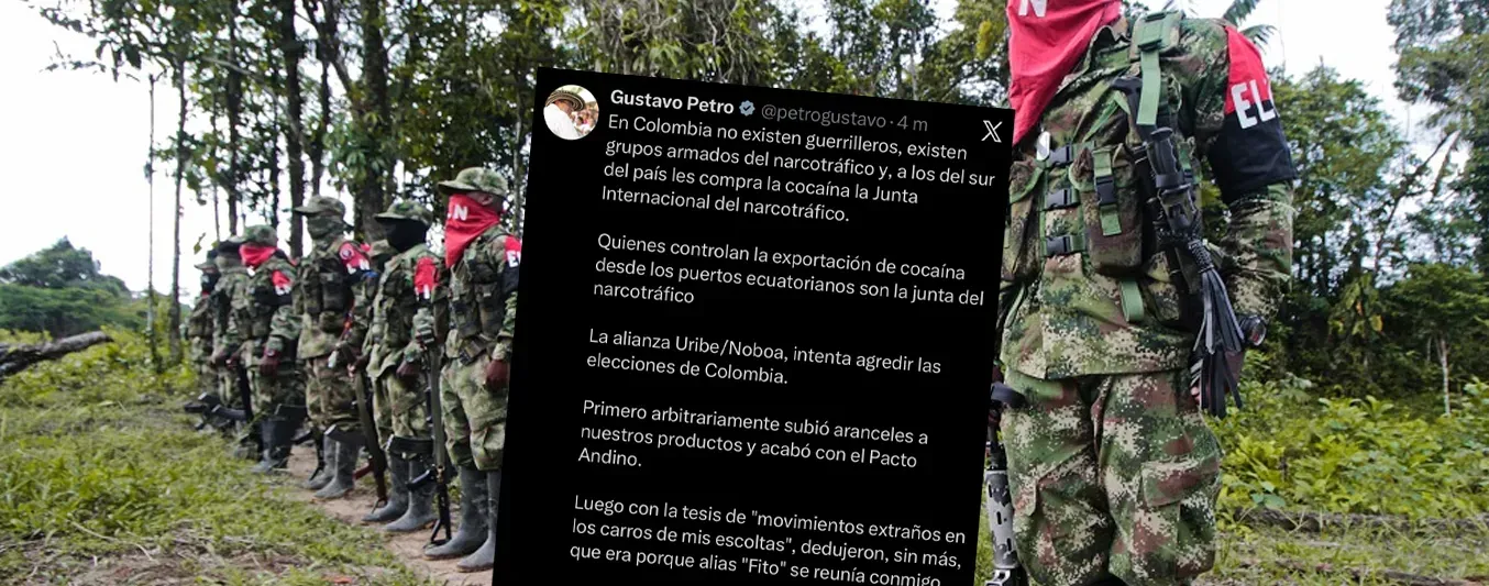 “En Colombia no existen guerrilleros, aquí existen grupos armados del  narcotrafico”