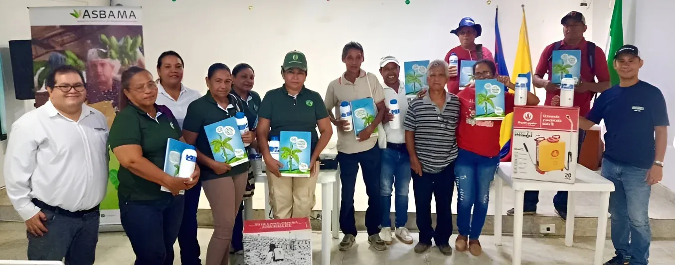 Productores zona bananera de Colombia recibieron insumos agrícolas y capacitación