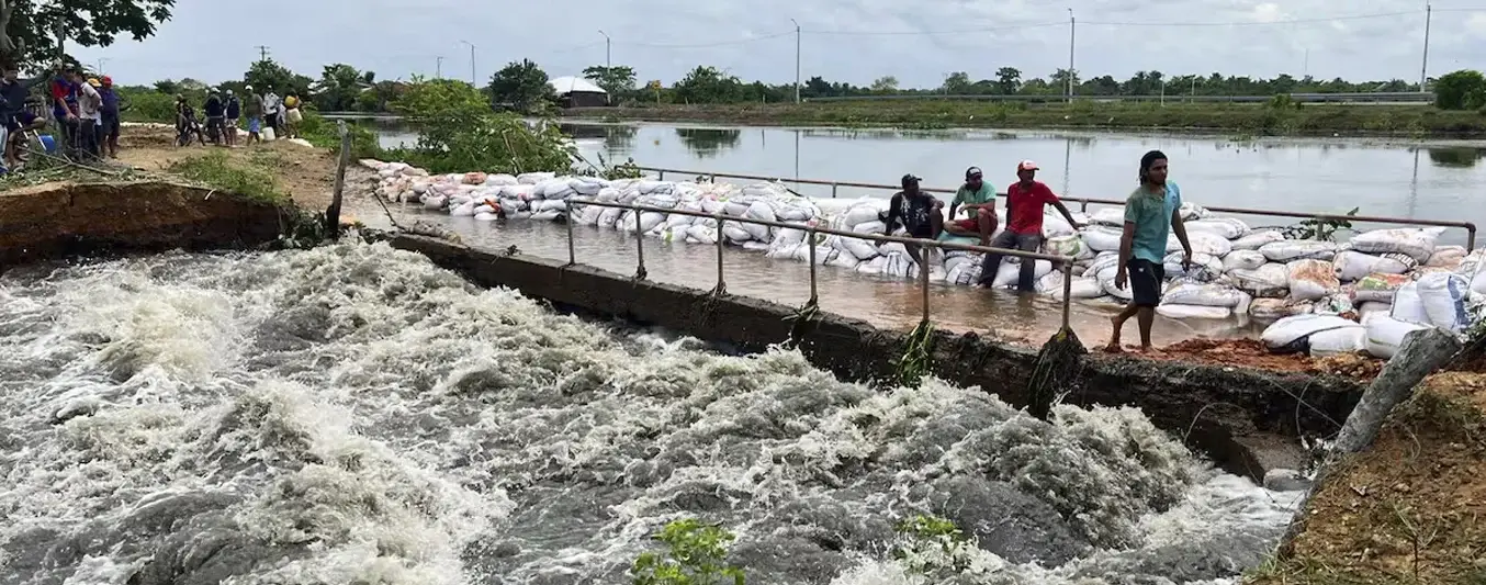 Colapso de puente en Ciénaga de Oro, Córdoba