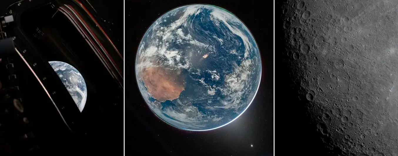 Artemis II imágenes nunca antes vistas se publican