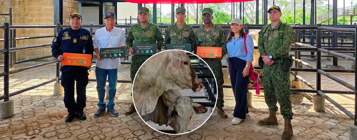 Fundagán entrega tres novillas preñadas a Infantes de Marina