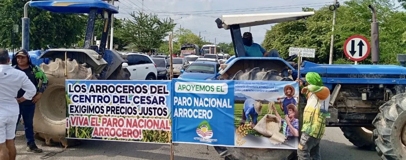 Bloqueos paro arrocero